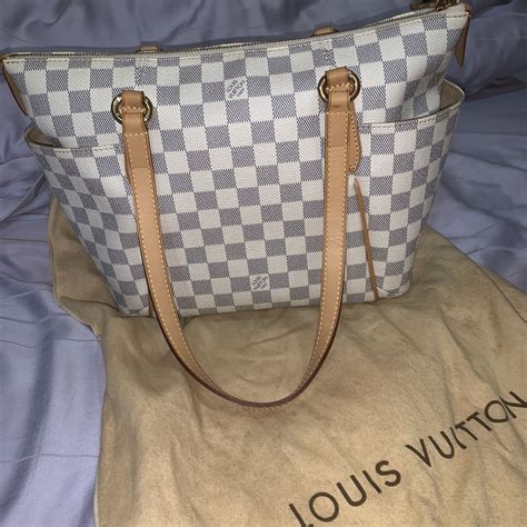 white bag louis vuitton|louis vuitton white checkered bag.